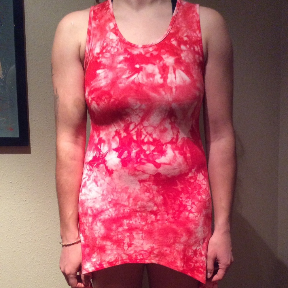 Stretchy tye dye dress